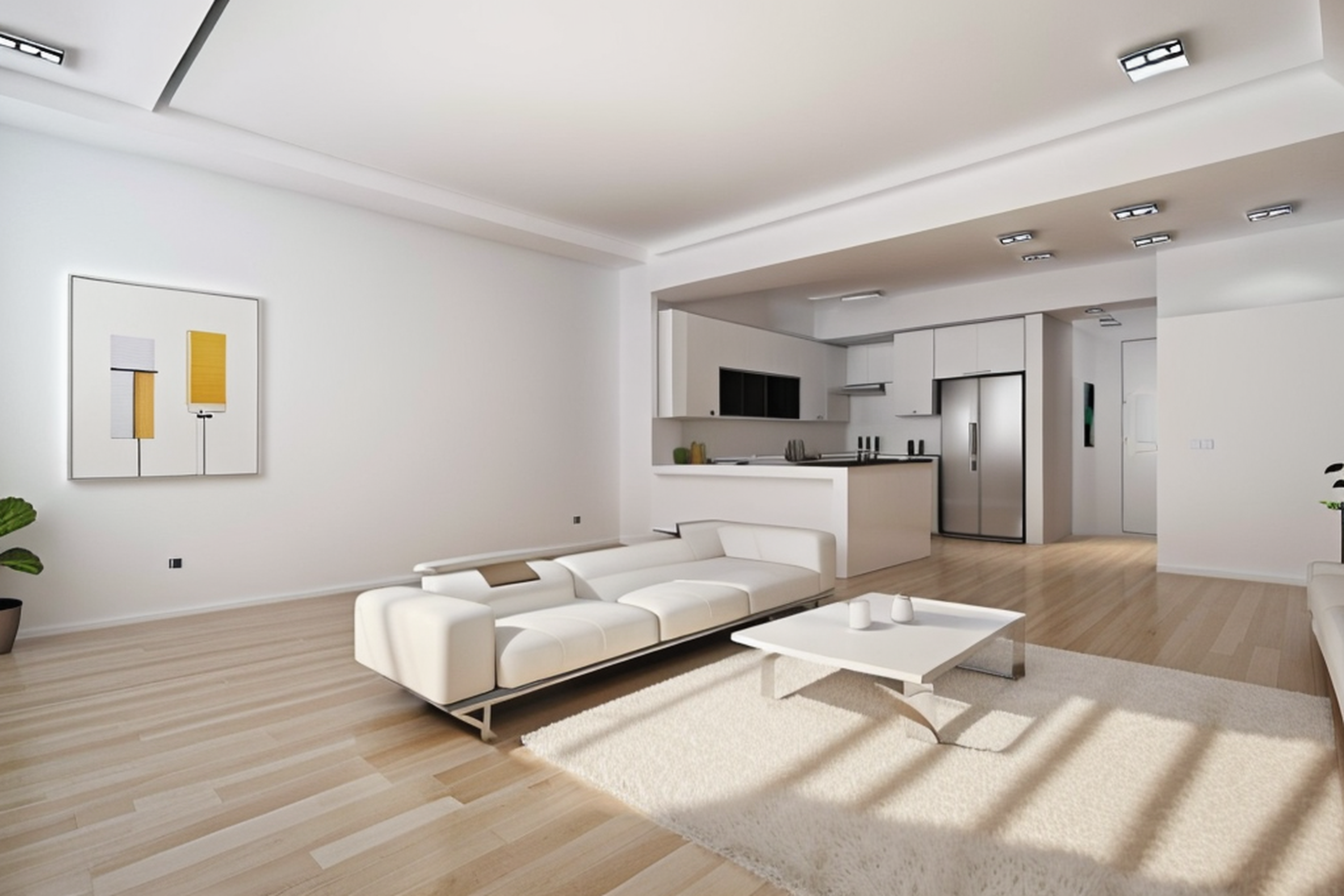 Nachher - Gestaged Raum